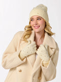 Perla Touchscreen Gloves - Greige Goods