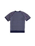 Stripes Lightweight Short Sleeve Sweatshirt - Greige Goods