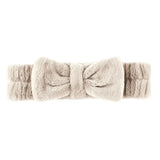 Plush Bow Spa Headband - Greige Goods