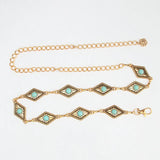 Turquoise Waist Chain - Greige Goods