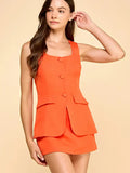 The Statement Romper - Greige Goods