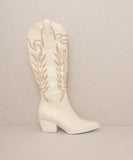 Samara Embroidered Tall Boot - Greige Goods