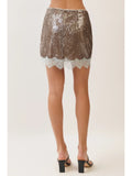 Champagne Wishes Skirt - Greige Goods