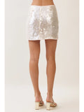 Champagne Shimmer Skirt - Greige Goods