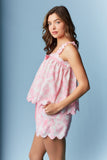 Toile Print Pajama Set - Greige Goods