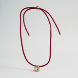 Leather Cord Necklace - Greige Goods