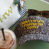 Sorry I'm Late Trucker - Greige Goods