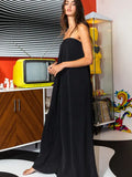 Strapless Flowy Jumpsuit - Greige Goods