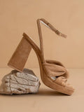 The Zoey Heel - Greige Goods