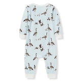Luxe Stretch Zip Romper - Greige Goods