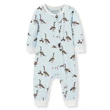 Luxe Stretch Zip Romper - Greige Goods