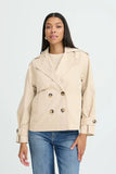 Byamona Trench Coat - Greige Goods