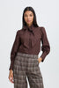 Byidol Bow Shirt - Greige Goods