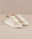 The Berne Pearl Studded Sneaker - Greige Goods