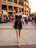 First Down Mini Dress - Greige Goods