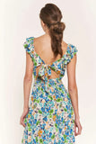 Flower Blu Midi Dress - Greige Goods