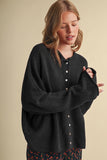 The Gameday Staple Cardigan - Greige Goods