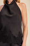 After Hours Halter Top - Greige Goods