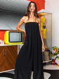 Strapless Flowy Jumpsuit - Greige Goods