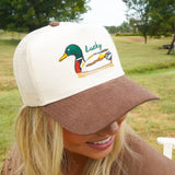 Lucky Duck Trucker - Greige Goods
