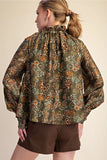 Autumn in the Air Blouse - Greige Goods