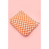 Checker Makeup Bag - Greige Goods
