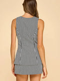Fine Line Romper - Greige Goods