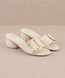 The Tucson Low Heel - Greige Goods
