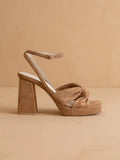 The Zoey Heel - Greige Goods