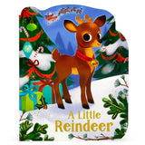 A Little Reindeer Board Book - Greige Goods