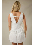 Poplin Mini Dress - Greige Goods