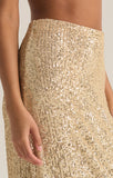 Saturn Sequin Skirt - Greige Goods