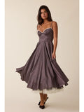 Polka Dot Lace Dress - Greige Goods