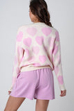Queen of Hearts Sweater - Greige Goods