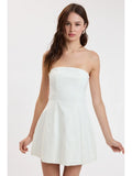 The Sutton Mini Dress - Greige Goods