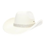 Rhinestone Cowboy Hat - Greige Goods