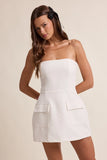 The Blair Mini Dress - Greige Goods
