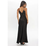 Black Tie Maxi Dress - Greige Goods