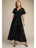 Front Pintuck Maxi Dress - Greige Goods