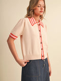 Uptown Stripe Cardigan - Greige Goods