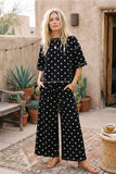 Scuba Polka Dot Set - Greige Goods