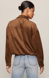 Corin Bubble Hem Jacket - Greige Goods
