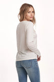 Kathy LS Jersey Tee - Greige Goods