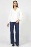 Martine Waffle Knit Top - Greige Goods