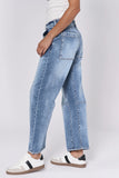 Lasso High Rise Cropped Jeans - Greige Goods