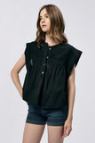 Shaya Top Black - Greige Goods