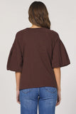 Matteo Puff Sleeve Sweater - Greige Goods