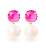 Jayne Crystal Drop Earring - Greige Goods