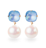 Jayne Crystal Drop Earring - Greige Goods