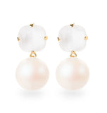Jayne Crystal Drop Earring - Greige Goods